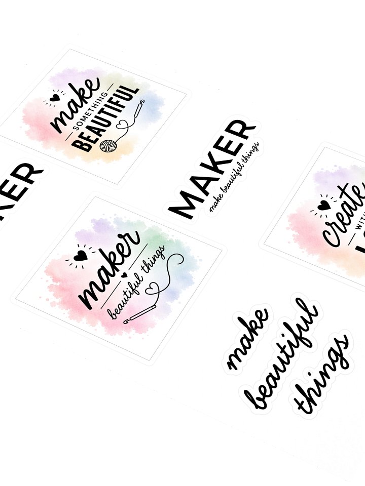 Maker Sticker Sheet product image (2)