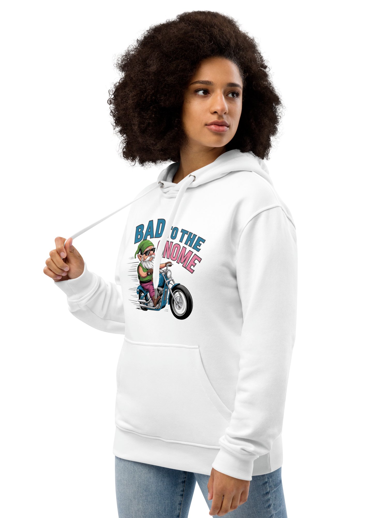 Bad to the Gnome Motorcycle Hoodie product image (10)