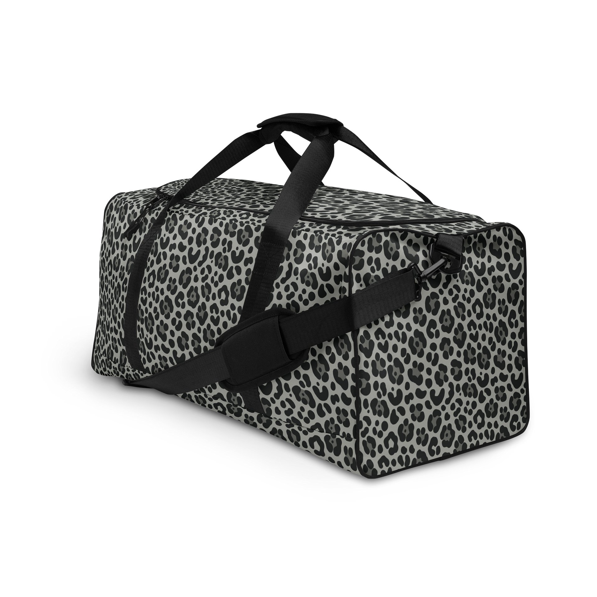 Bold Snow Leopard Print Duffle Bag for Travel product image (3)
