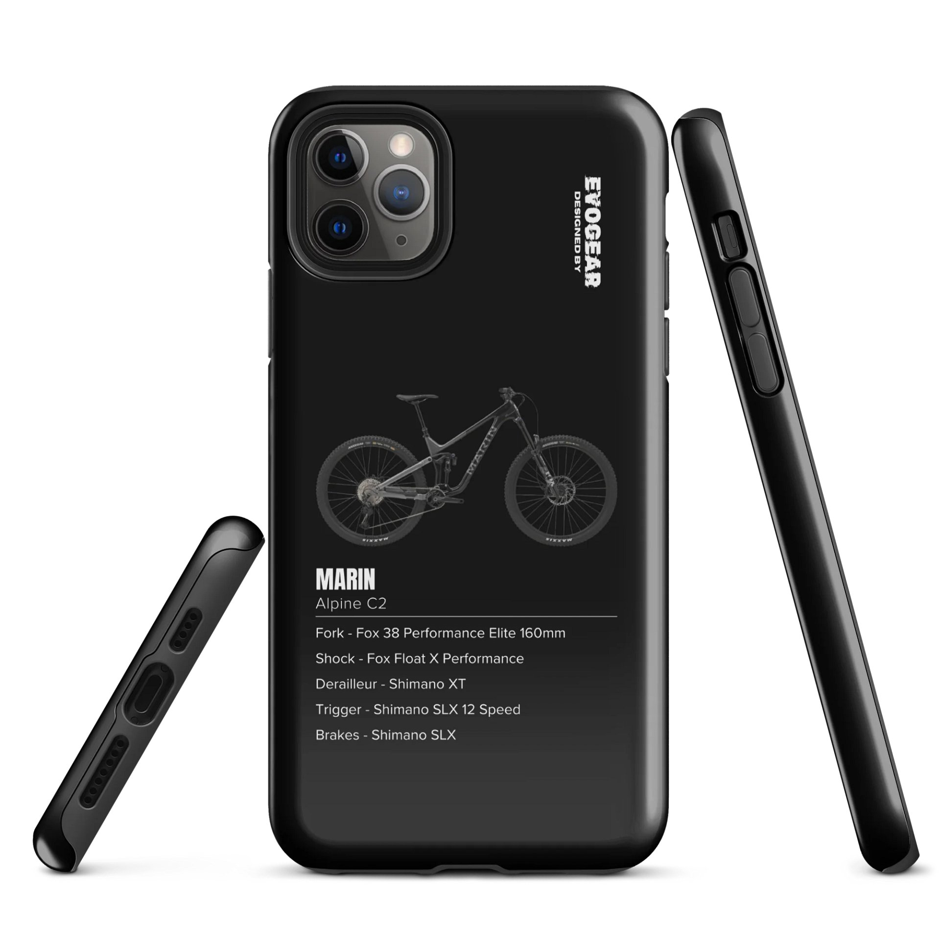 Black MARIN Alpine C2 iPhone Case product image (5)