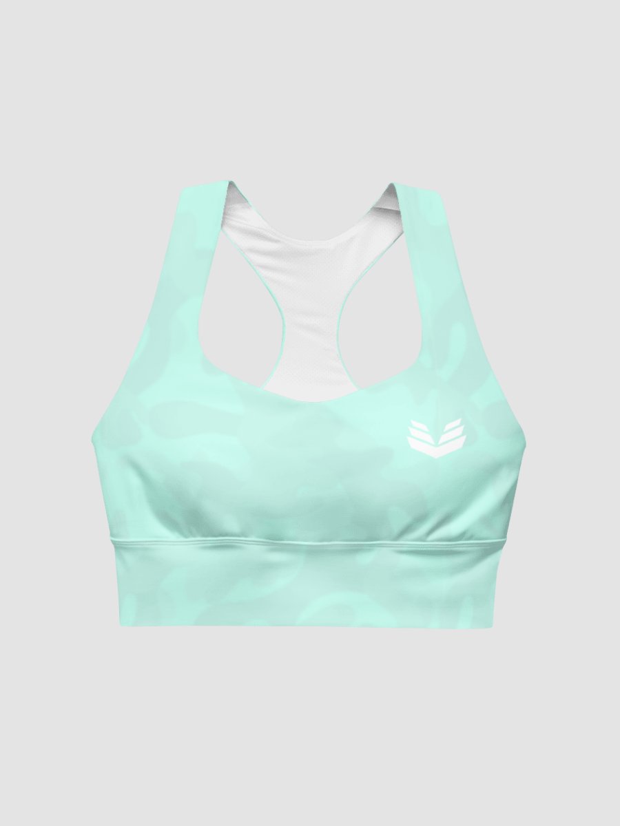 Longline Sports Bra - Mint Camo product image (5)