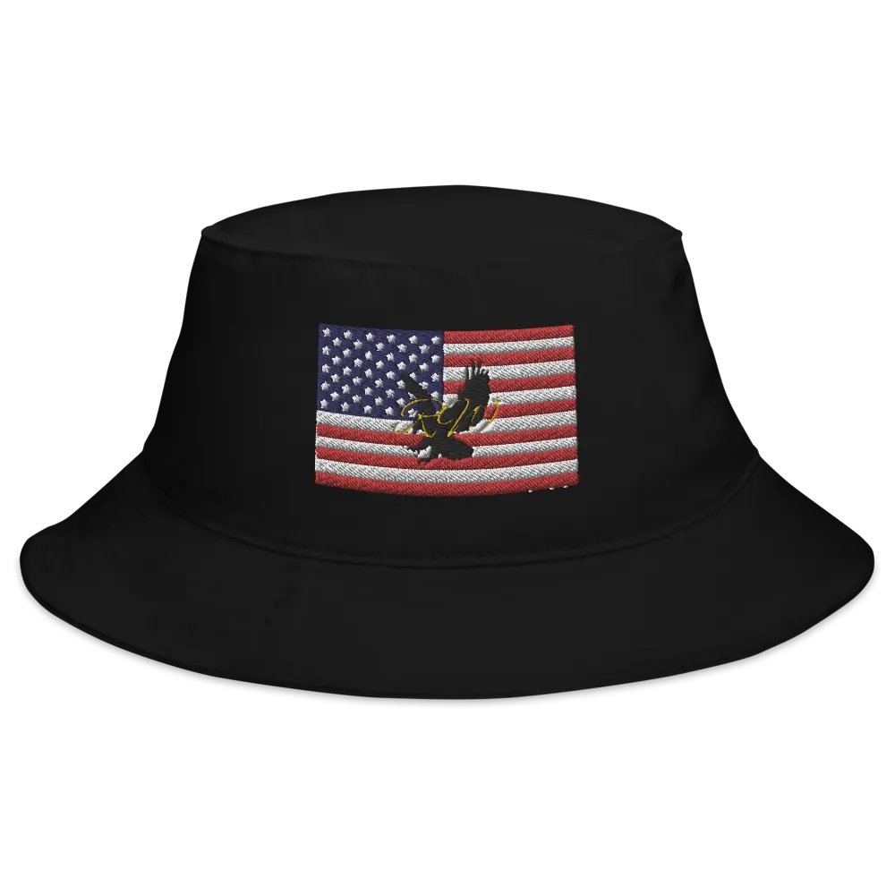 RW EAGLE USA FLAG Bucket Hat product image (2)
