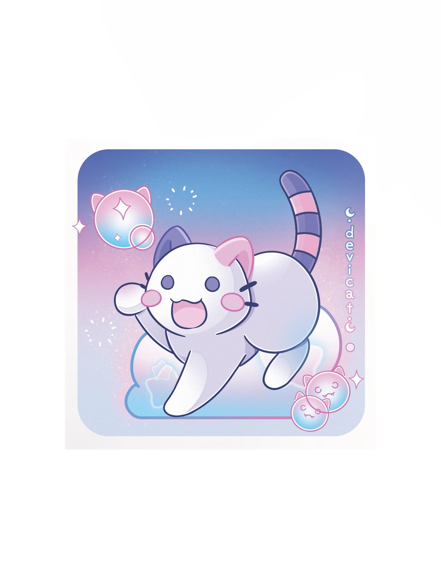 CandiCat Bubbles 2025 Print product image (1)