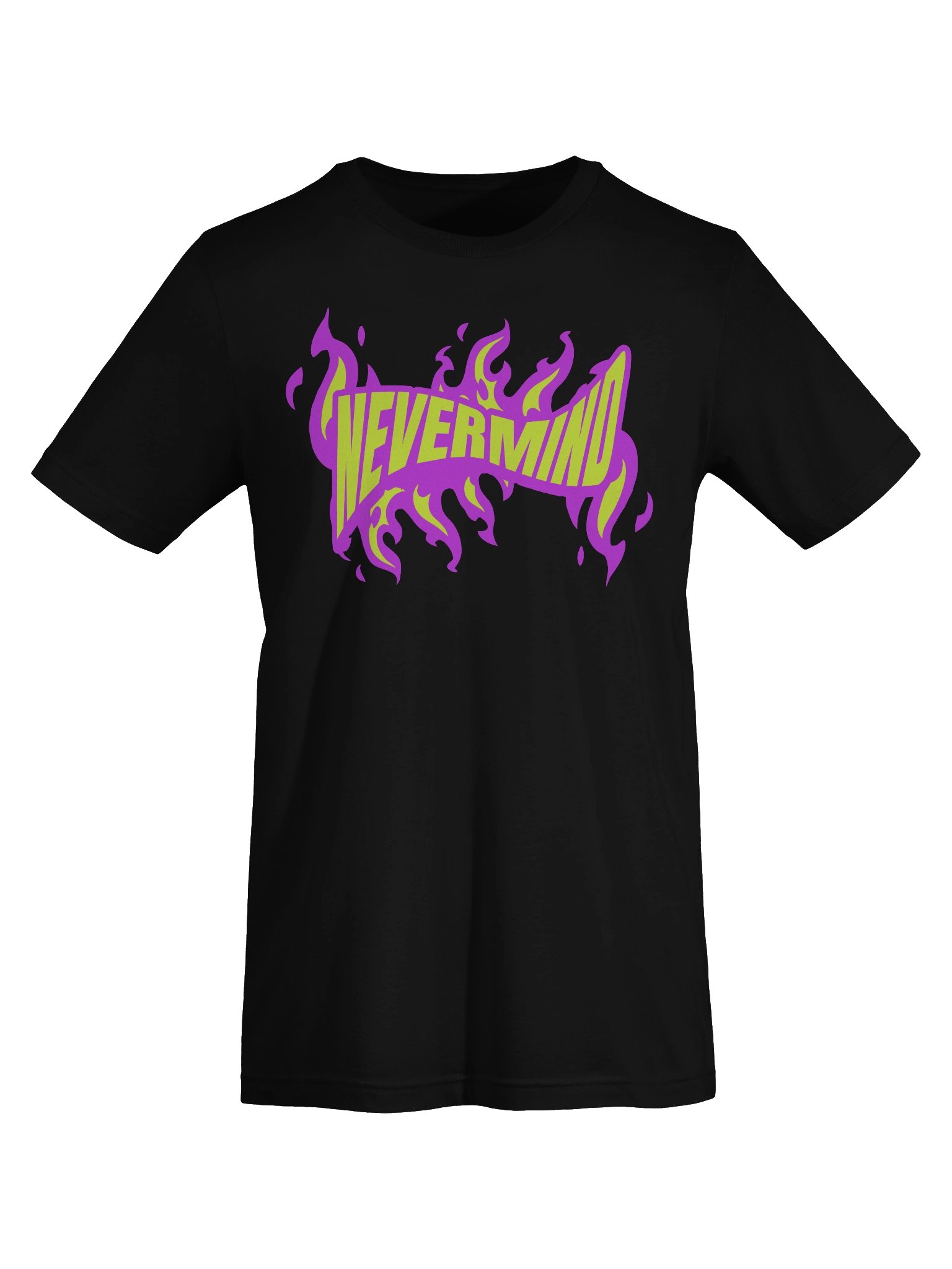 Nevermind Flame T-Shirt Urban Fashion Aesthetic Streetwear product image (7)
