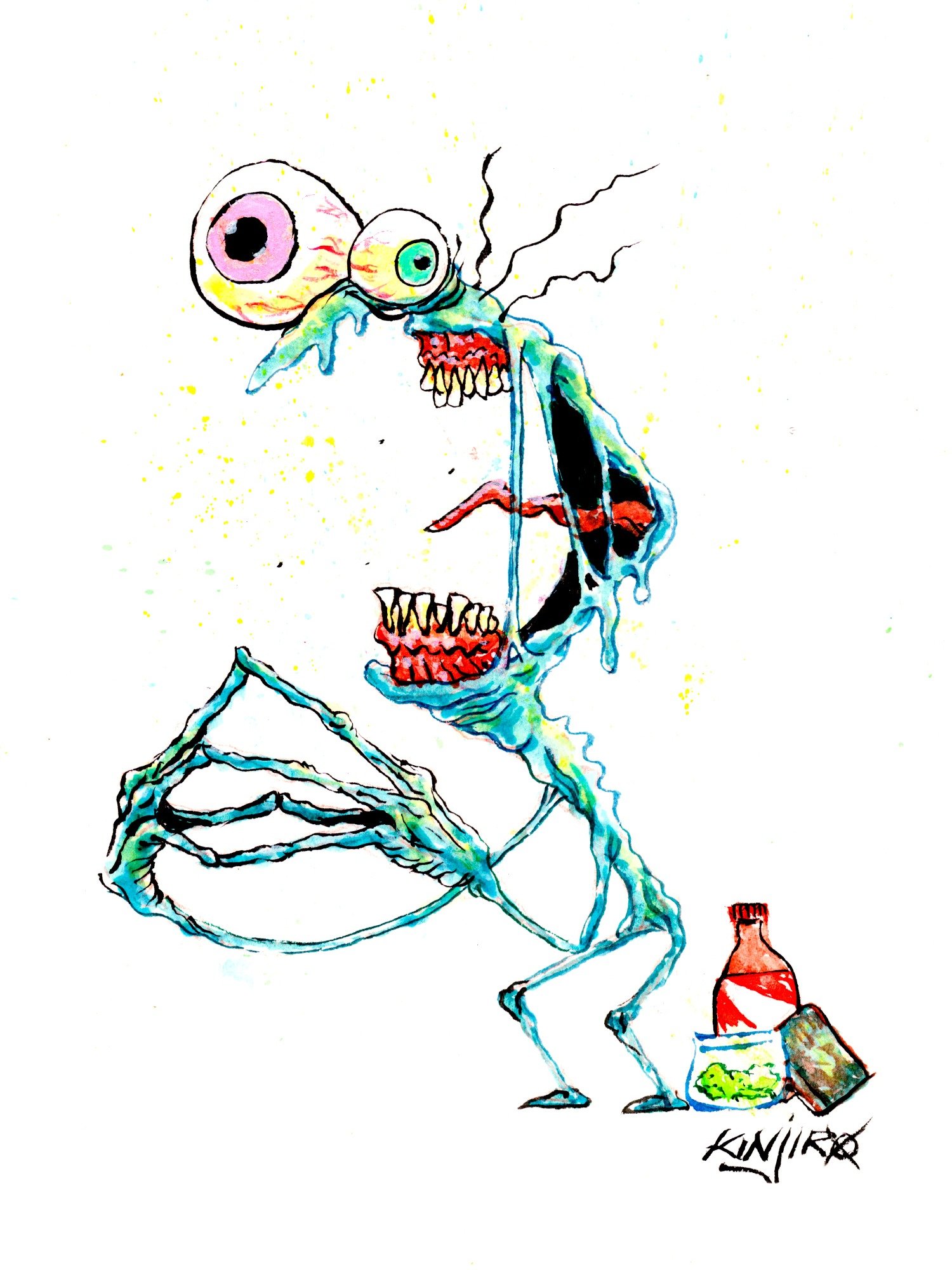 LANDLORD! (Original Watercolor Painting) product image (1)
