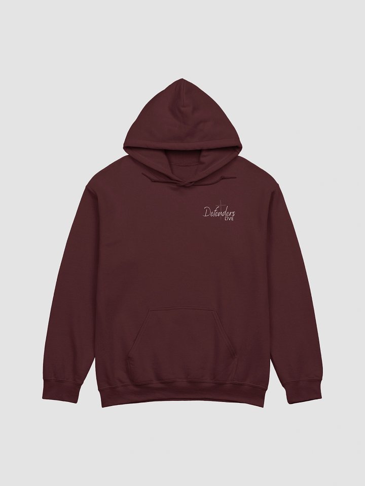 Defenders LIVE Spirit Script On Line Drawing Hoodie product image (6)