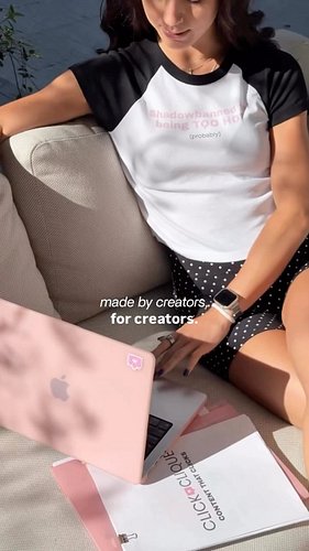 The best merch for content creators is available now at our store. Link in bio! 📸🛍️ #clickclique #contentcreators #influencer