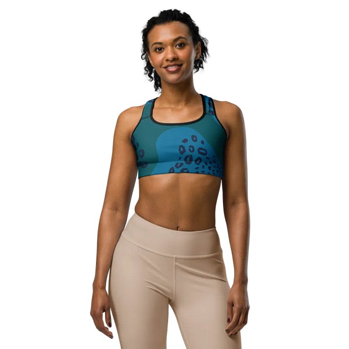 Flowing Depths All-Over Sports Bra product image (1)