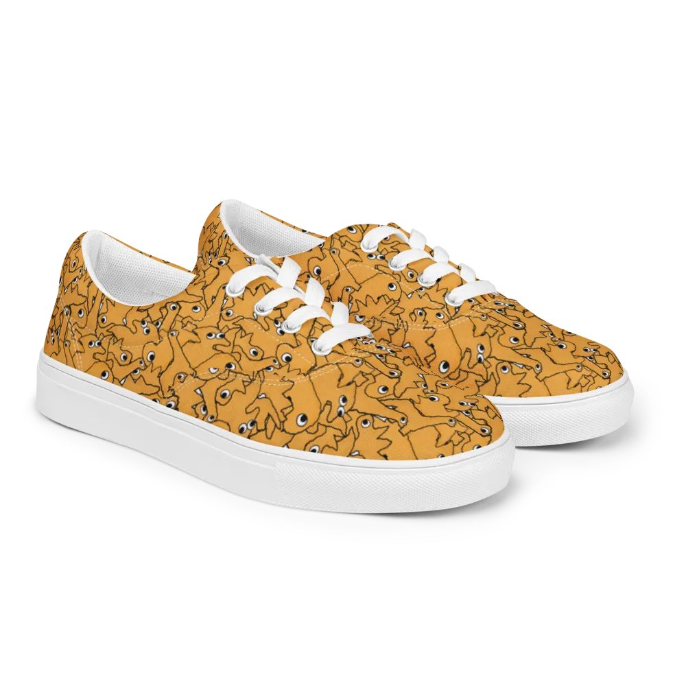 Dino Nuggies Lace-Up Canvas Shoes [Women's Sizes] product image (4)