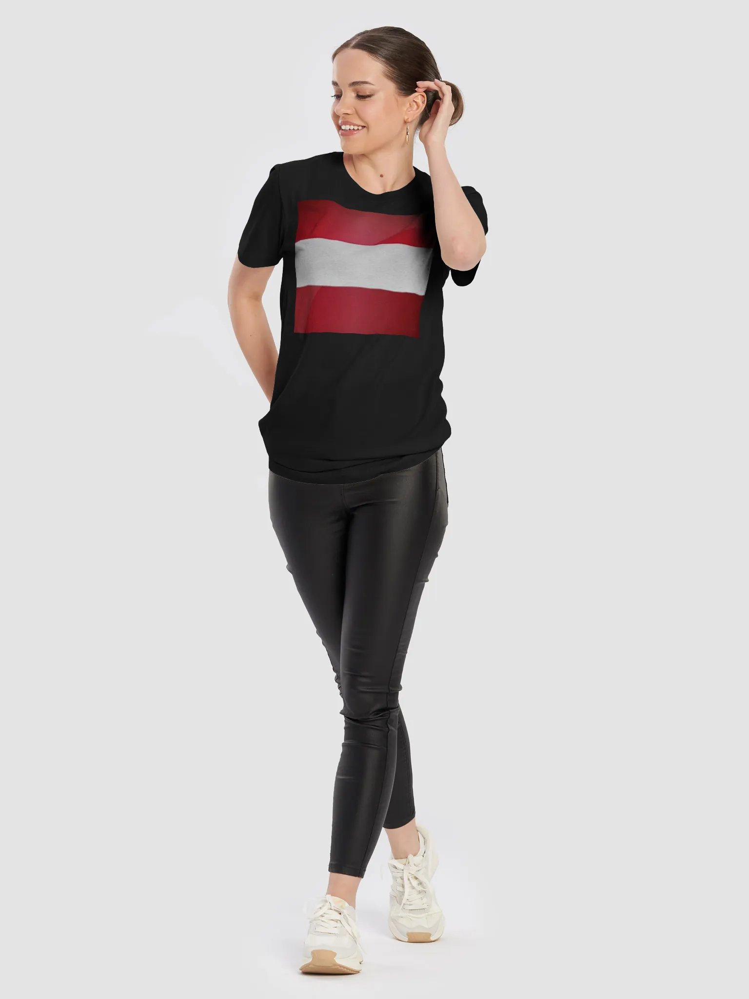 Exclusive Austria Flag Unisex T-Shirt - Metallic Design by Graphic Grove product image (2)