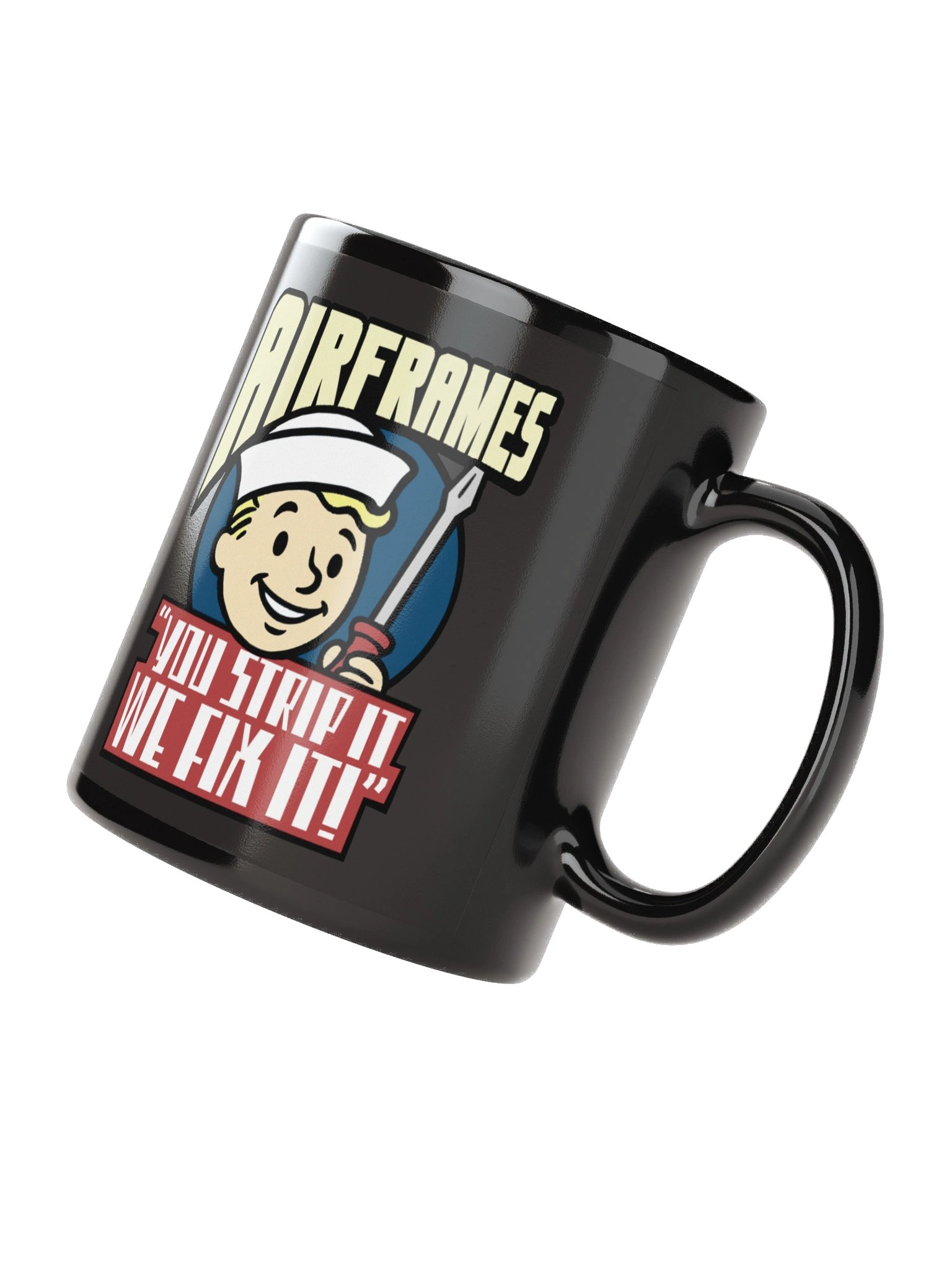 "AIRFRAMES: Strip it v.2" Mug product image (3)