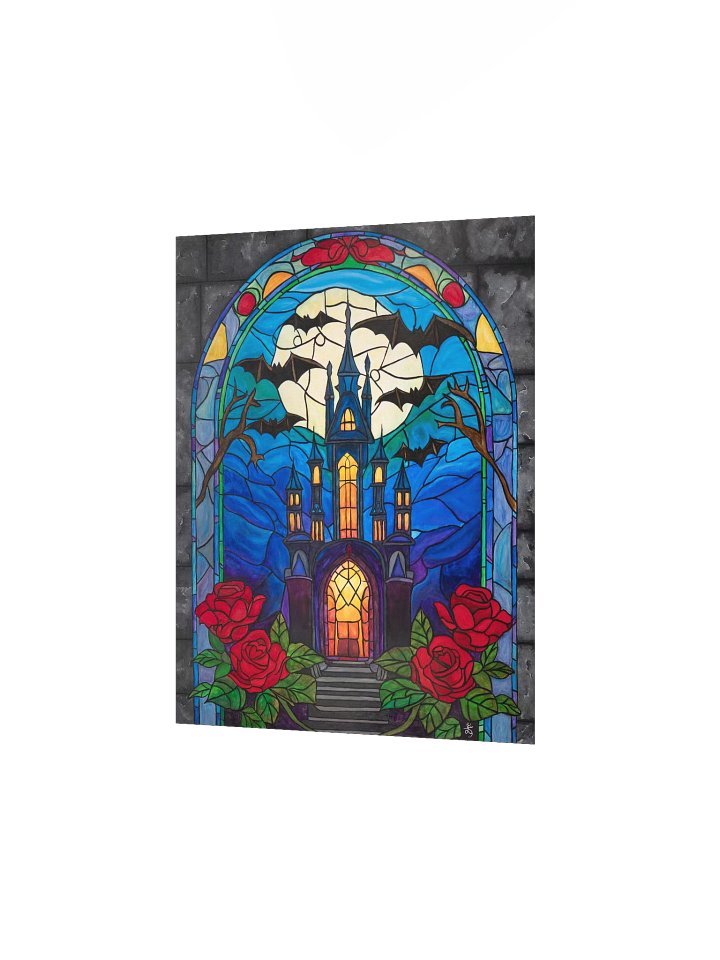 Stained Glass Castle Original Art Print product image (3)