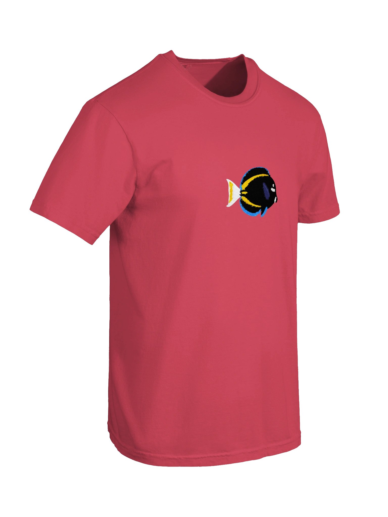Whitecheek Surgeonfish Embroidered Shirt | Reef Aquarium Fish Embroidery Tee | Saltwater Marine Fish Apparel product image (70)