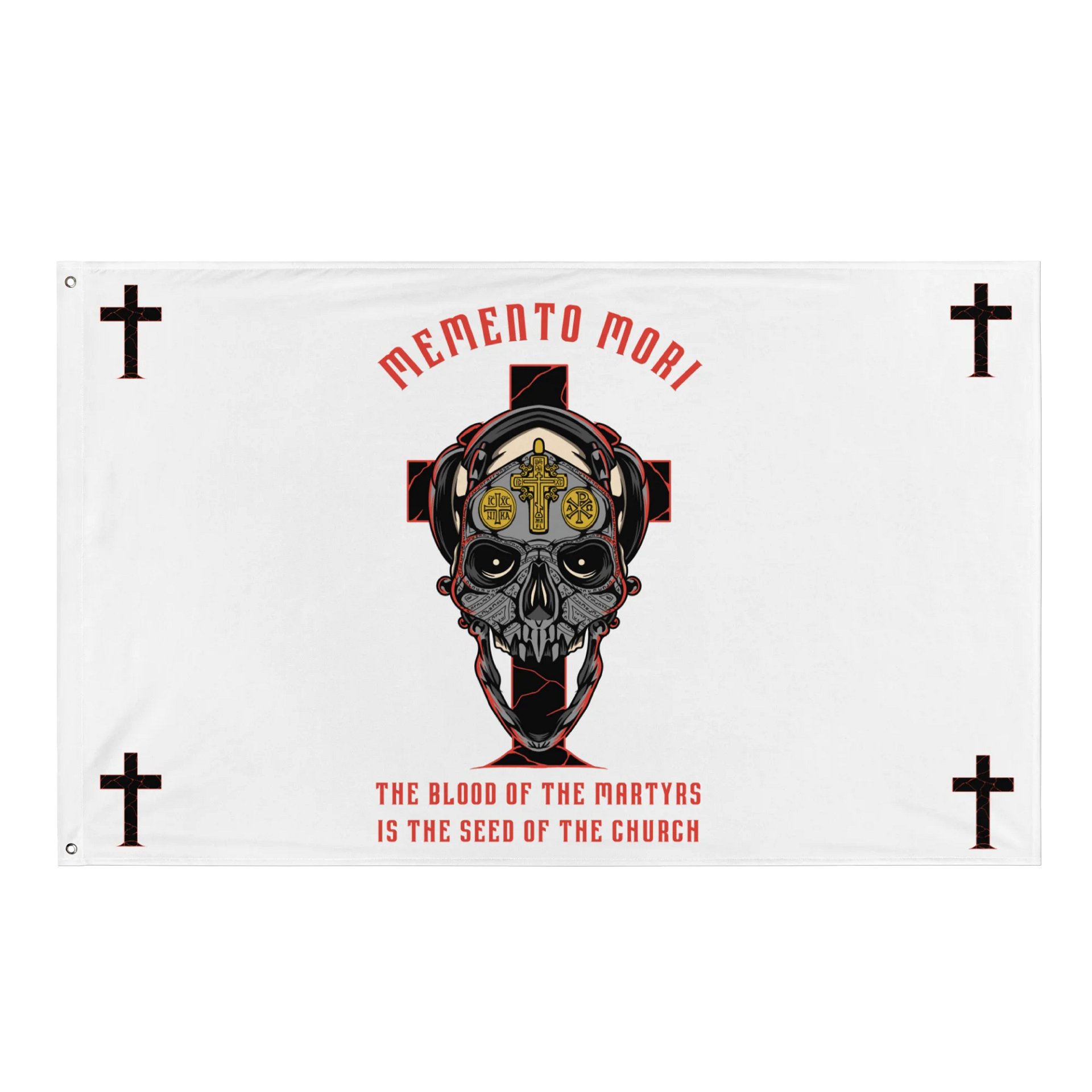 Memento Mori - Skull design - Flag product image (1)