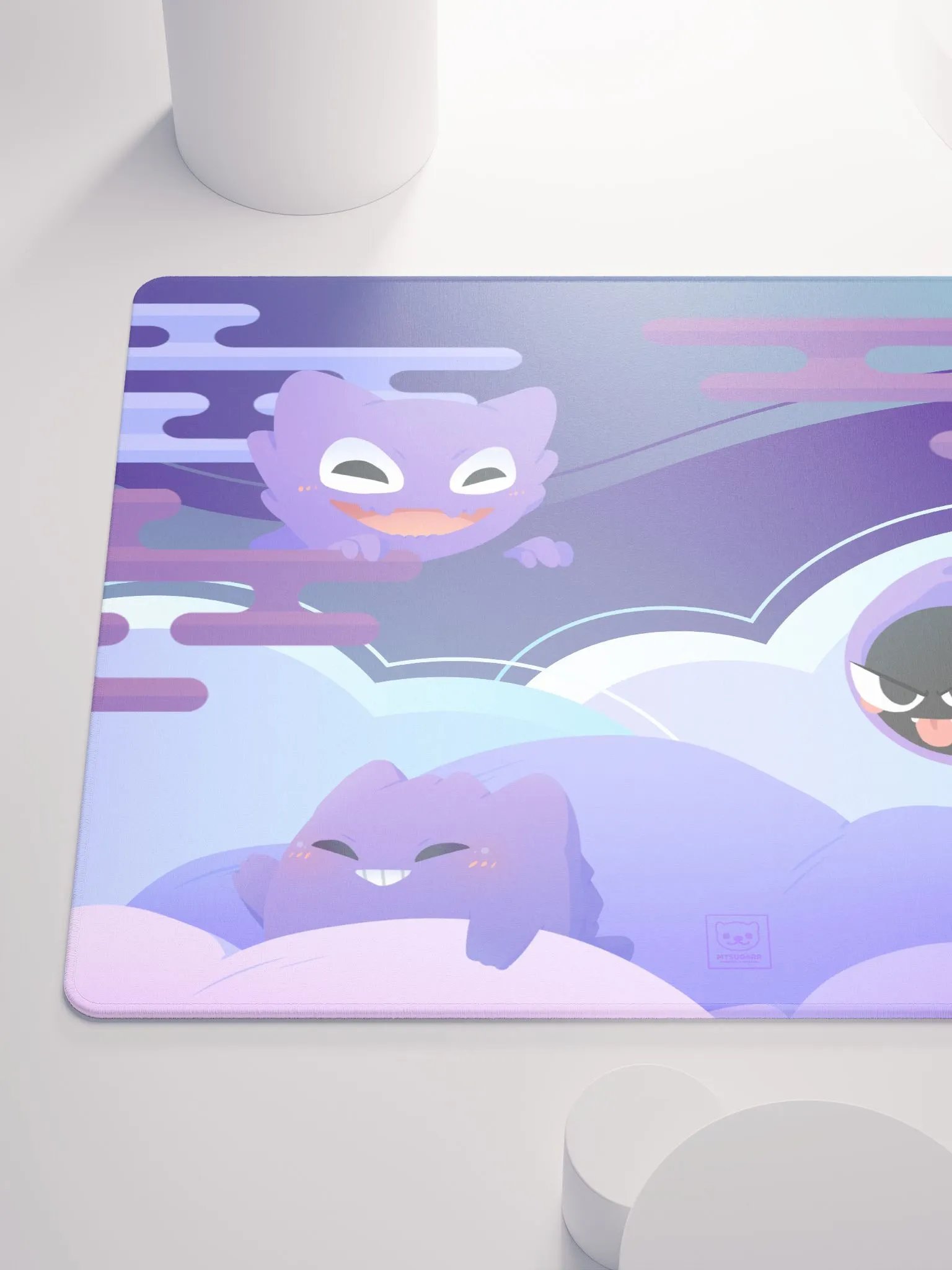 Cloudy Ghost Squad Mousepad product image (6)