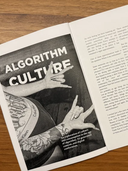 Zine #0 – Alogrithm Culture product image (2)