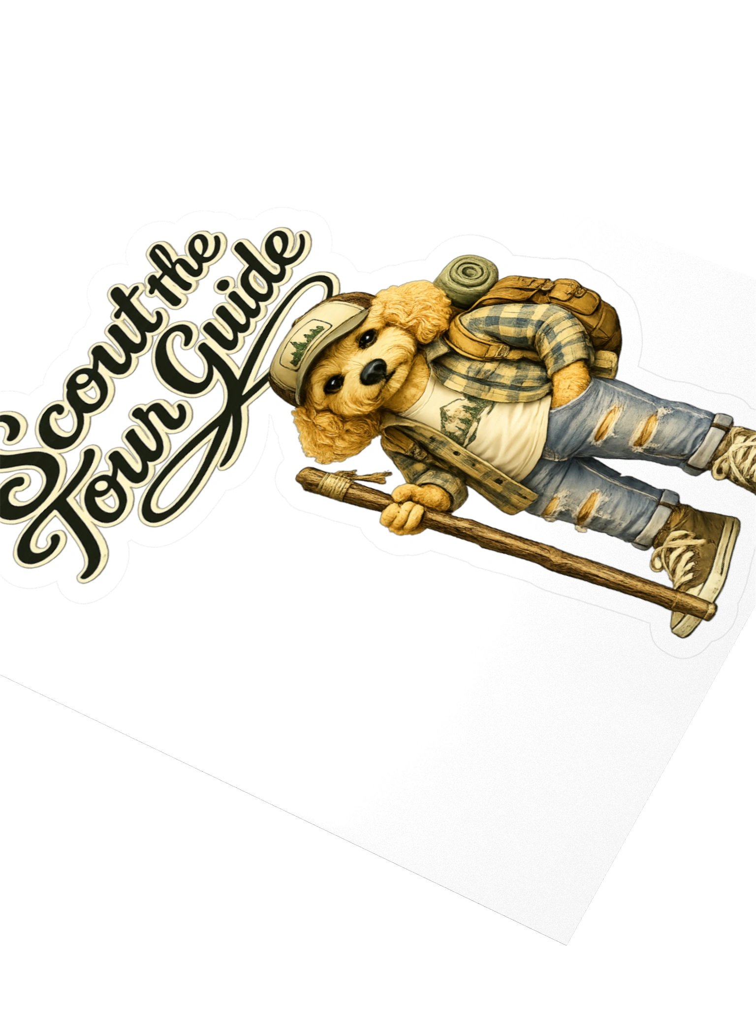 Scout the Tour Guide Dog Sticker product image (3)