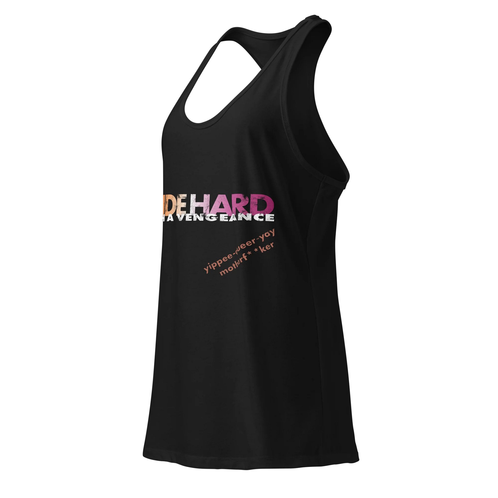 Lesbian "Pride Hard" Racerback Tank product image (3)