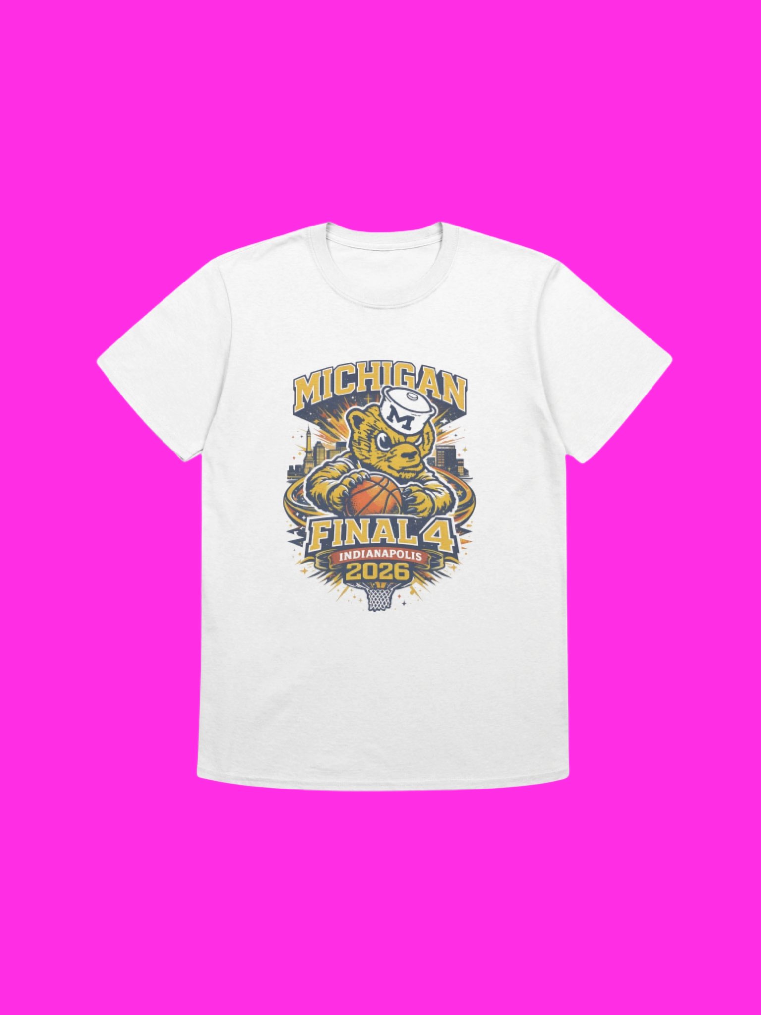 Michigan Wolverines 2026 Final Four Retro Vintage Shirt product image (49)