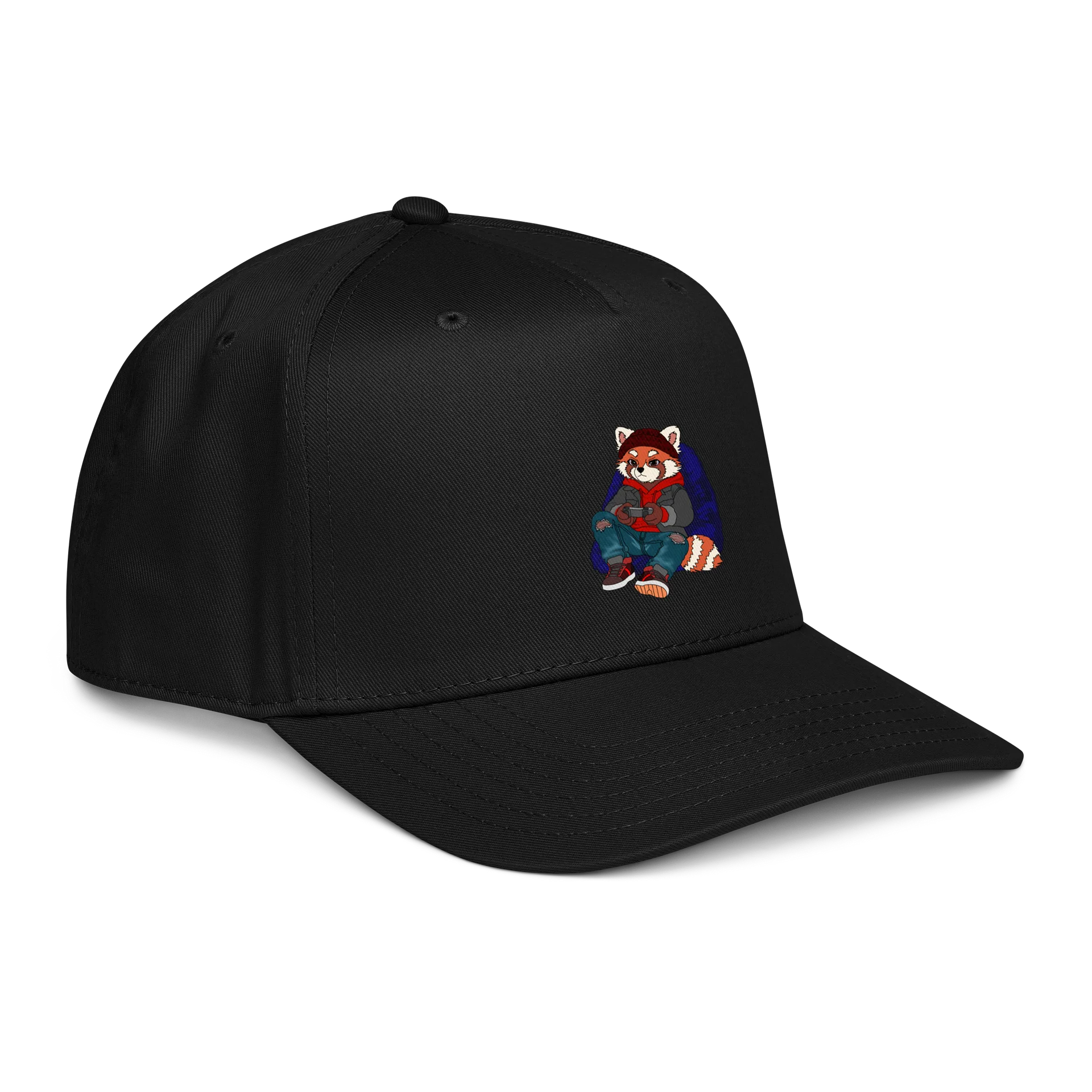 Jiffy Red Panda Embroidered Baseball Cap product image (9)