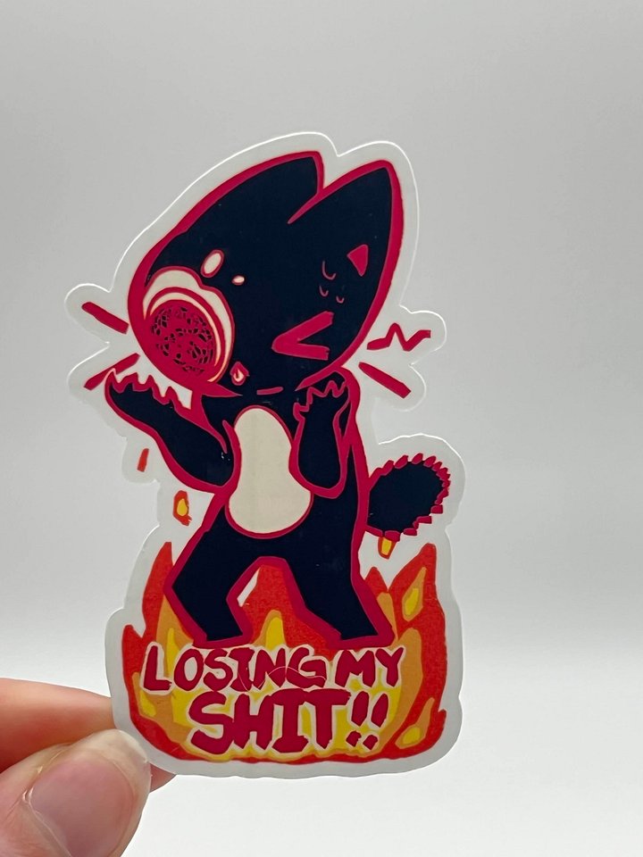 PASTE Losing My Shit Die-Cut Sticker product image (1)