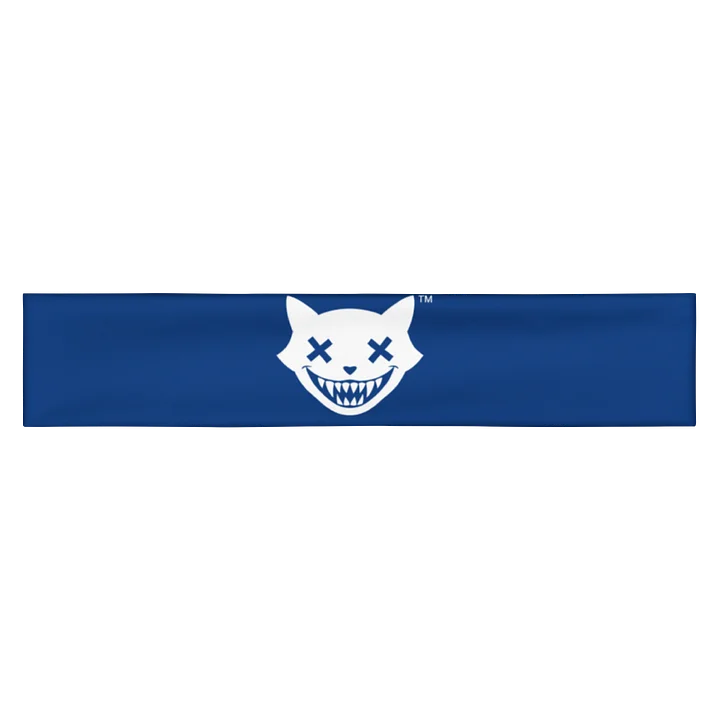 DARK BLUE VYNING DEVIL KITTY HEADBAND product image (1)
