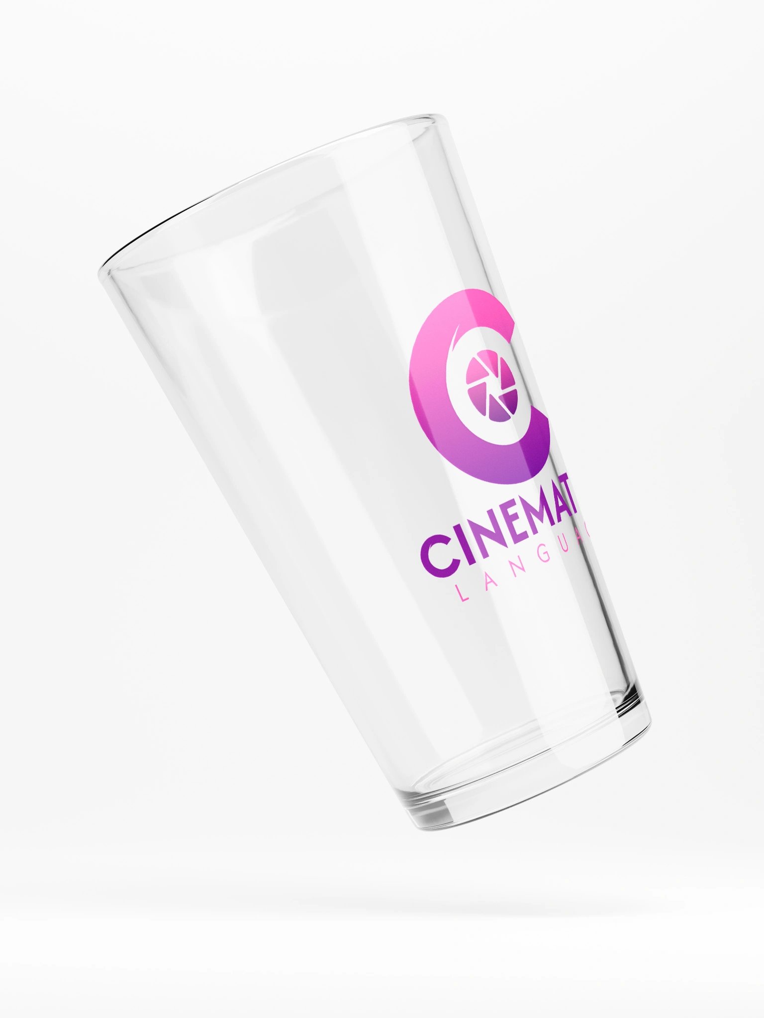 Cinematic Language Shaker Pint Glass product image (4)