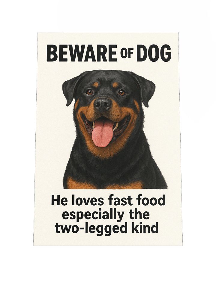 Beware of Dog Poster product image (3)