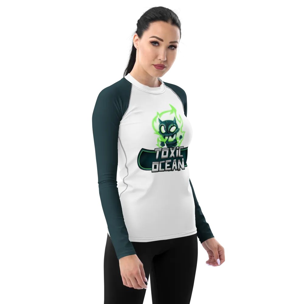 Toxic Ocean Women's Rash Guard product image (1)