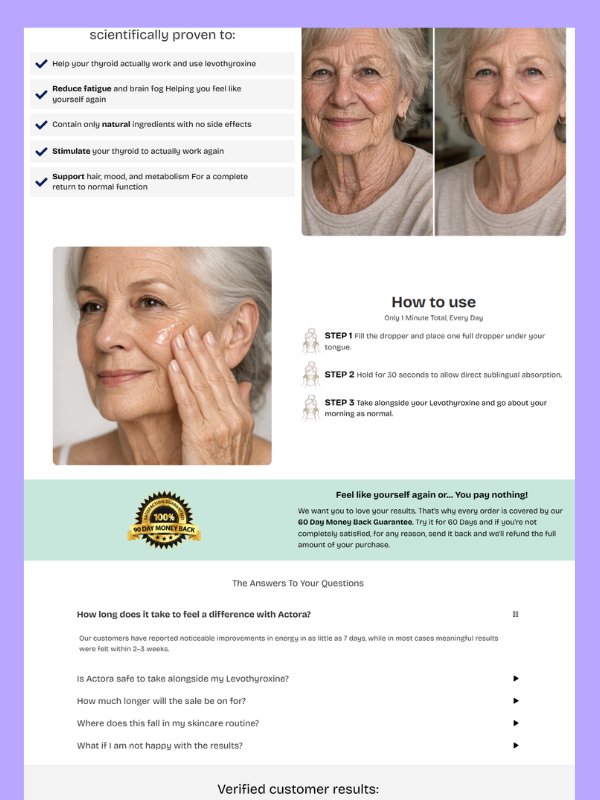 ThyroBalance Pro – Health Supplement Template product image (3)