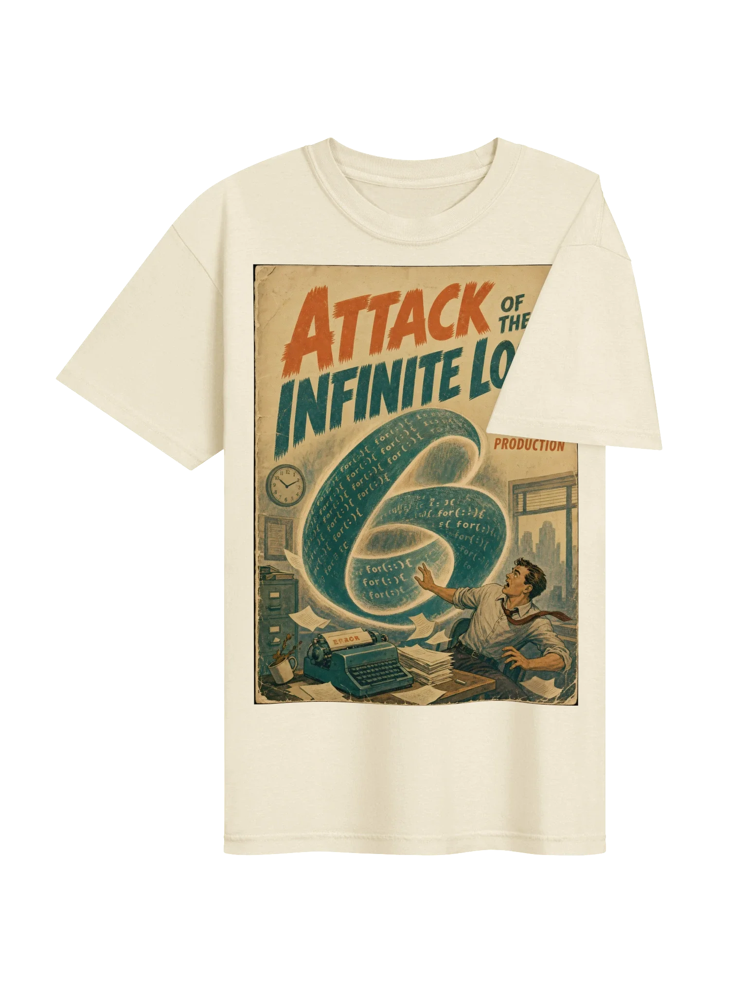 Attack Of The Infinite Loop Tee — view 4