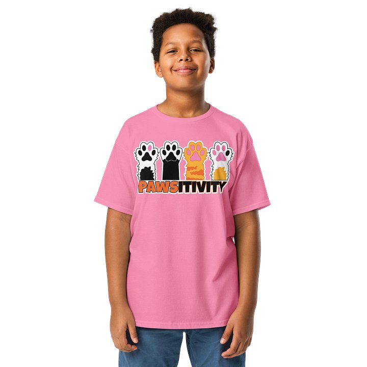 Pawsitivity Kids T-Shirt | T-shirt pour enfants product image (1)
