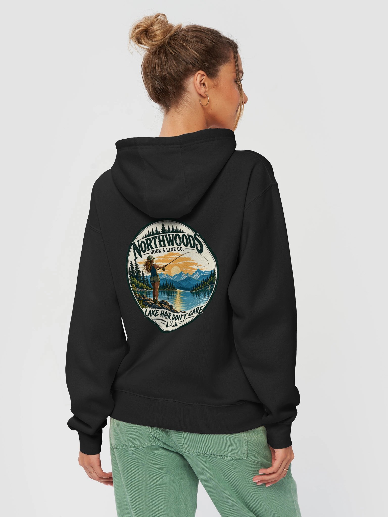 Woman's Lake Hair Don't Care Hoodie product image (7)