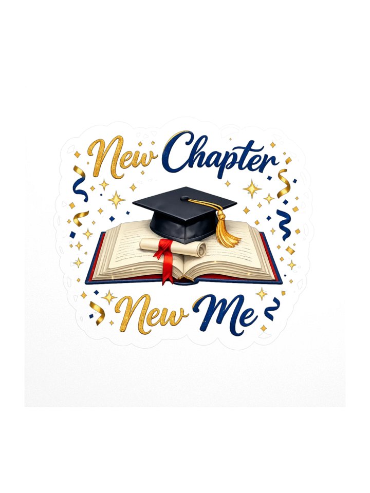 New Chapter New Me - Kiss-Cut Sticker product image (1)