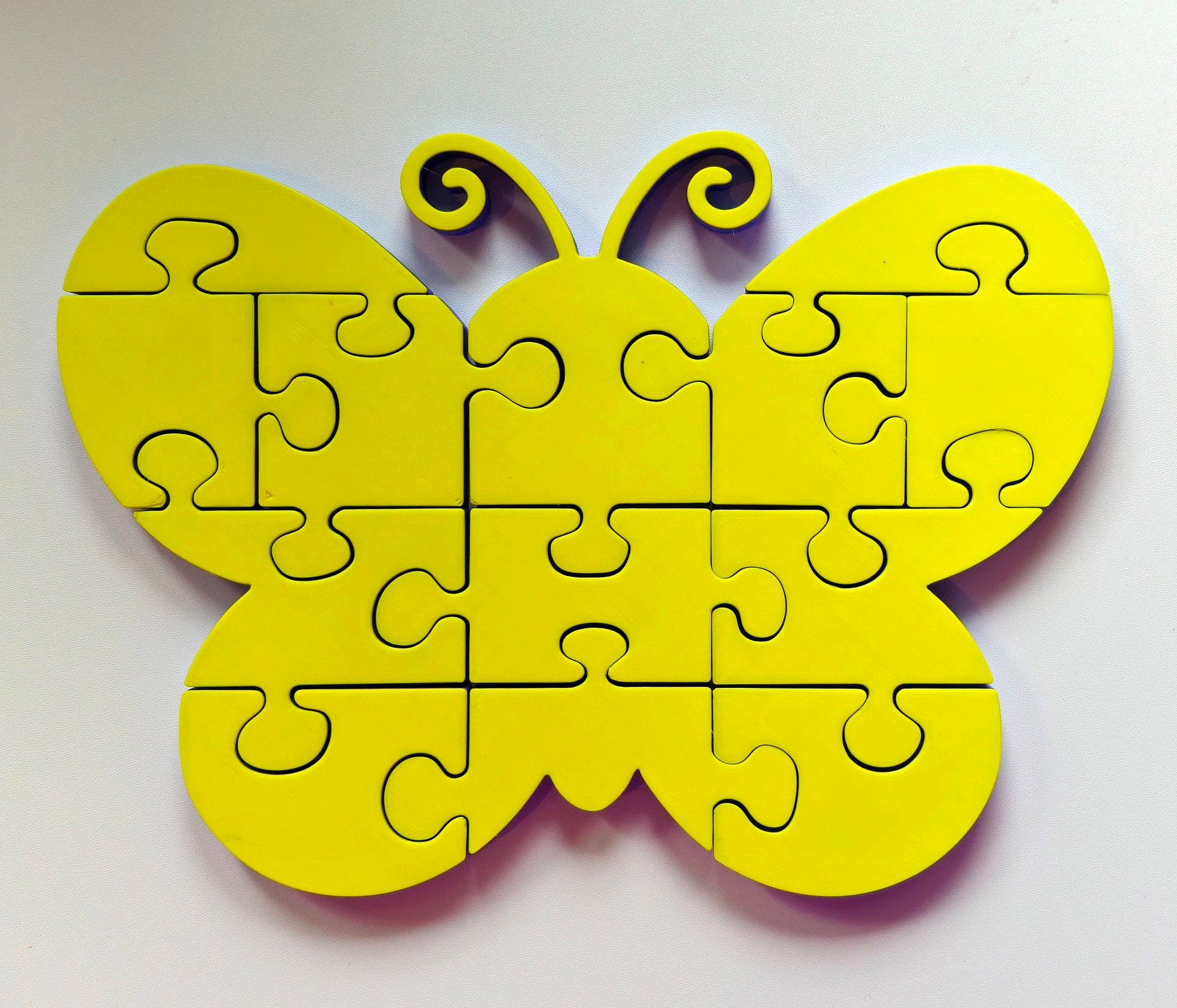Butterfly Jigsaw Puzzle, 3D-Printed Educational Toy for Toddlers, Montessori Learning, Springtime Play for Kids product image (4)