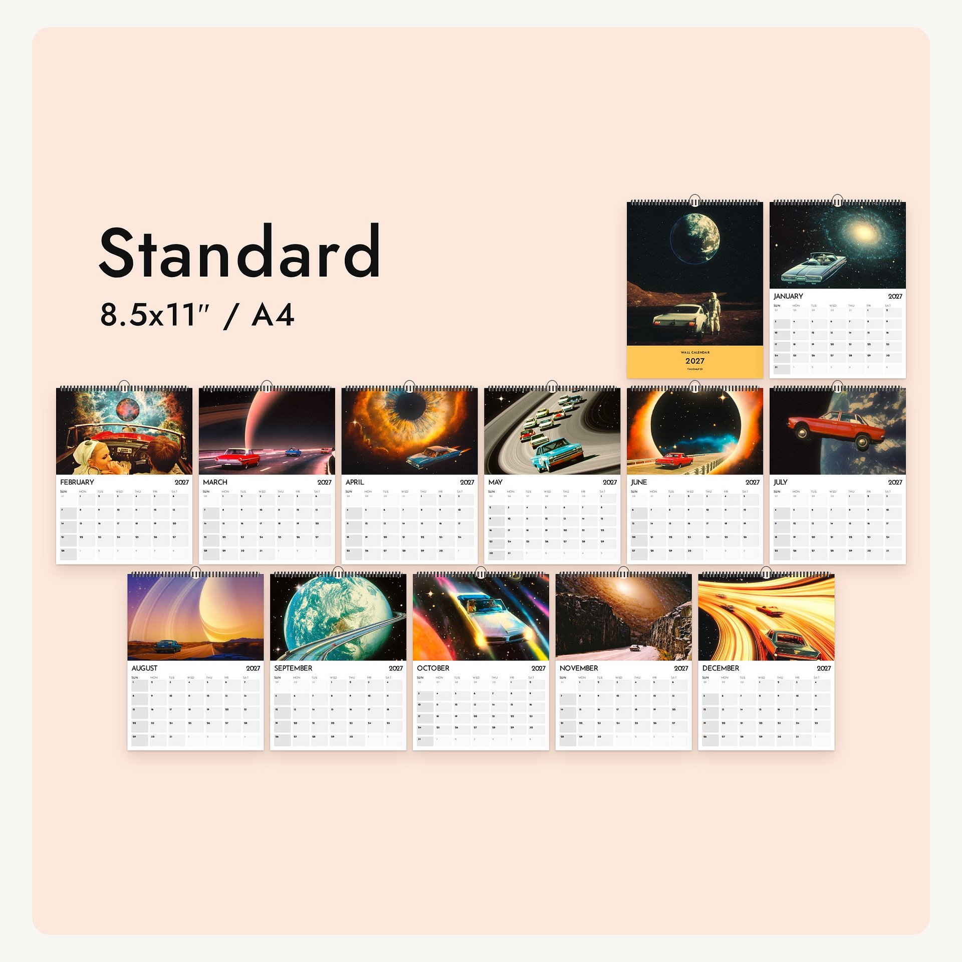 Intergalactic Road Trips 2027 Calendar product image (10)