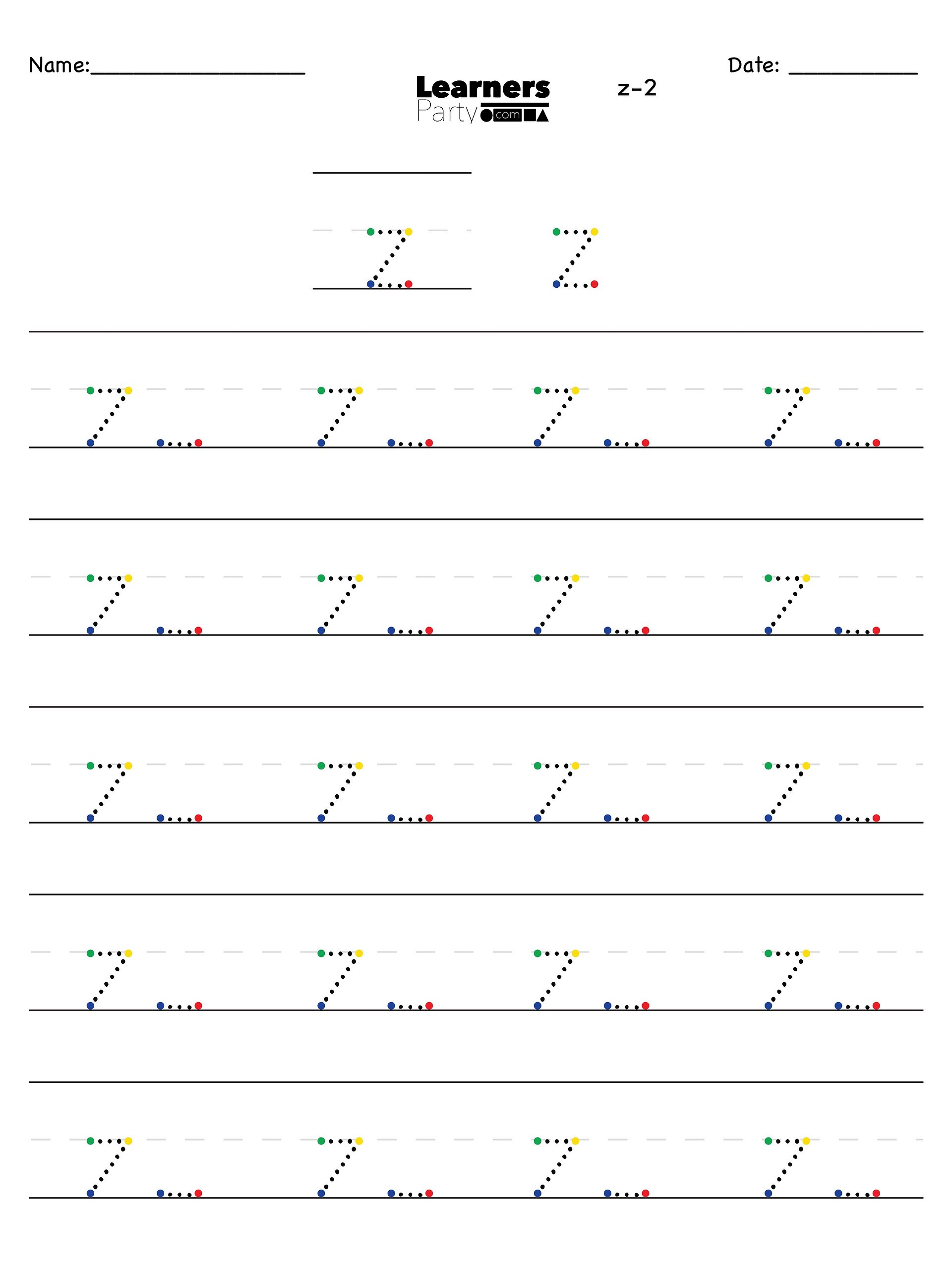 Z/z - New Digital Product Progressive Letter Builder product image (2)