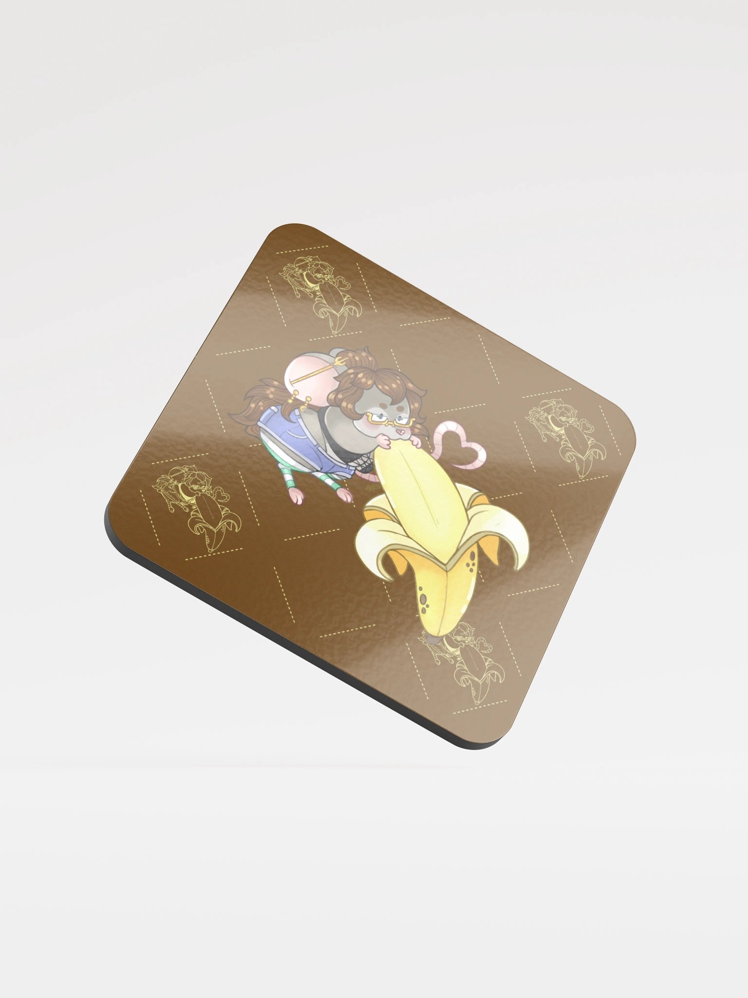 Beeg Monch - Dark Mode Coaster product image (1)