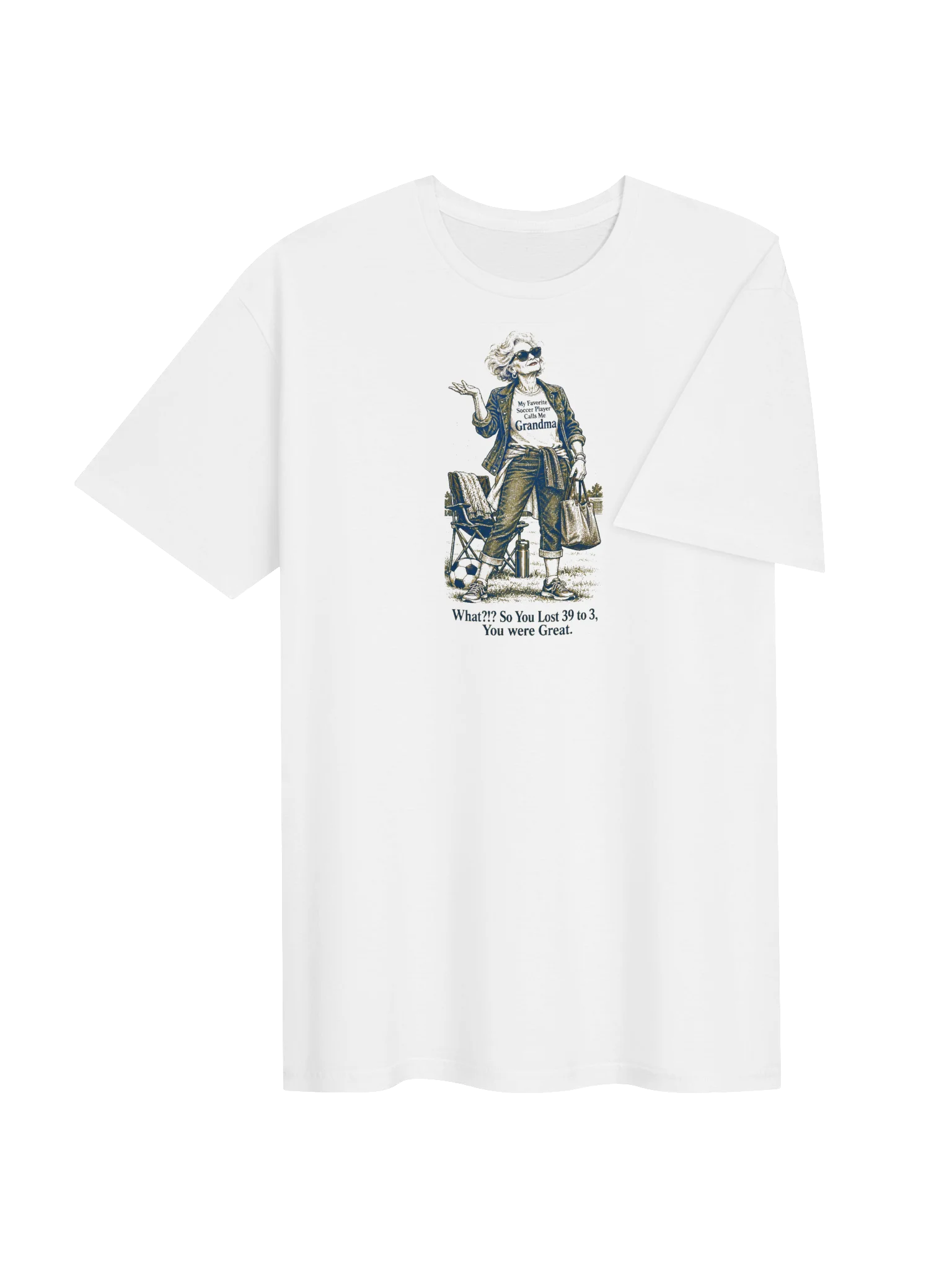 Grandma’s Favorite Soccer Player Humor Tee product image (23)