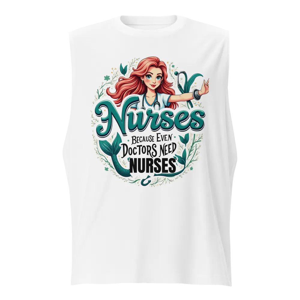 Mermaid Nurse Muscle Tank product image (1)