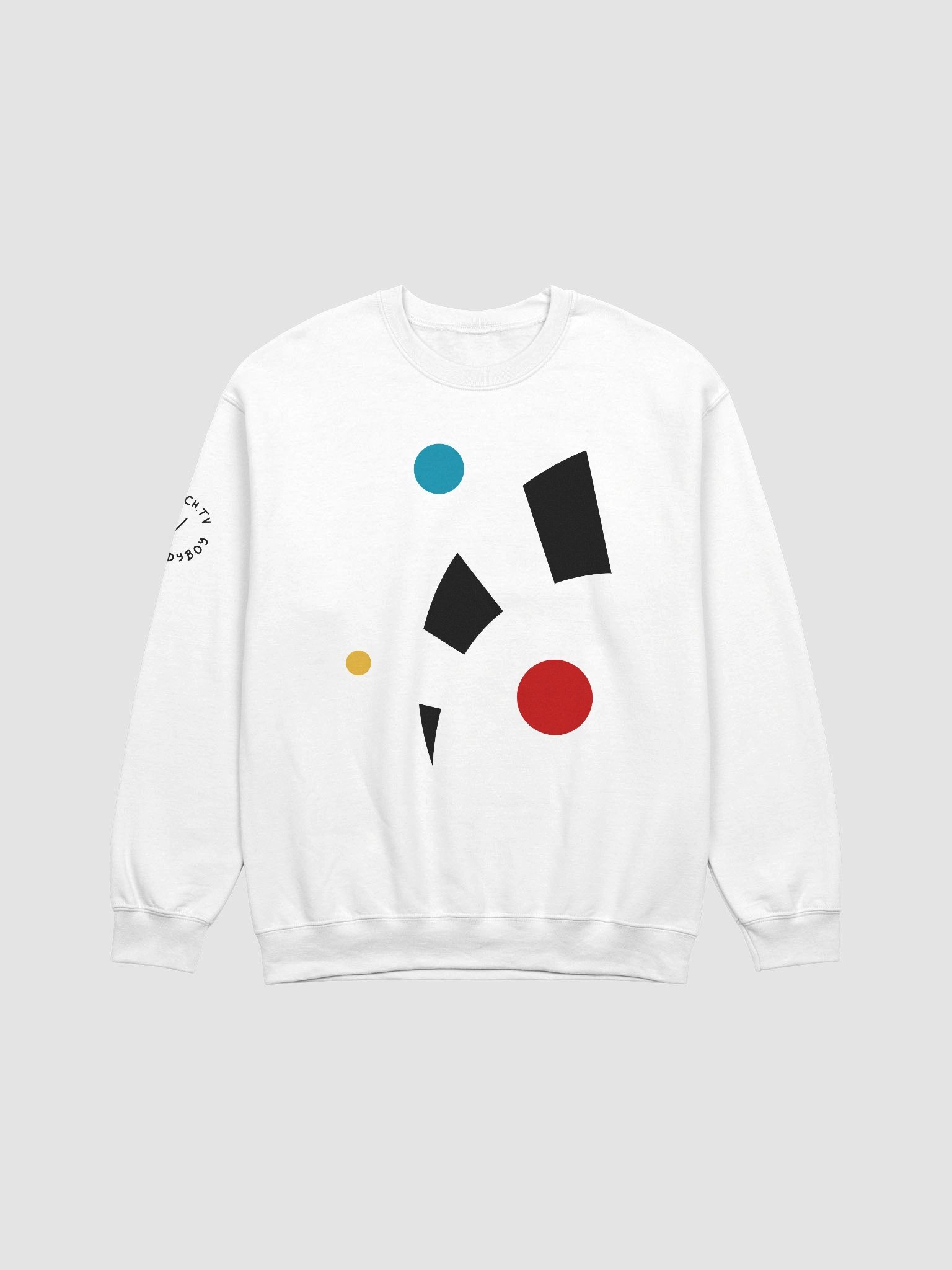Crewneck - Abstract Logo (White) product image (1)