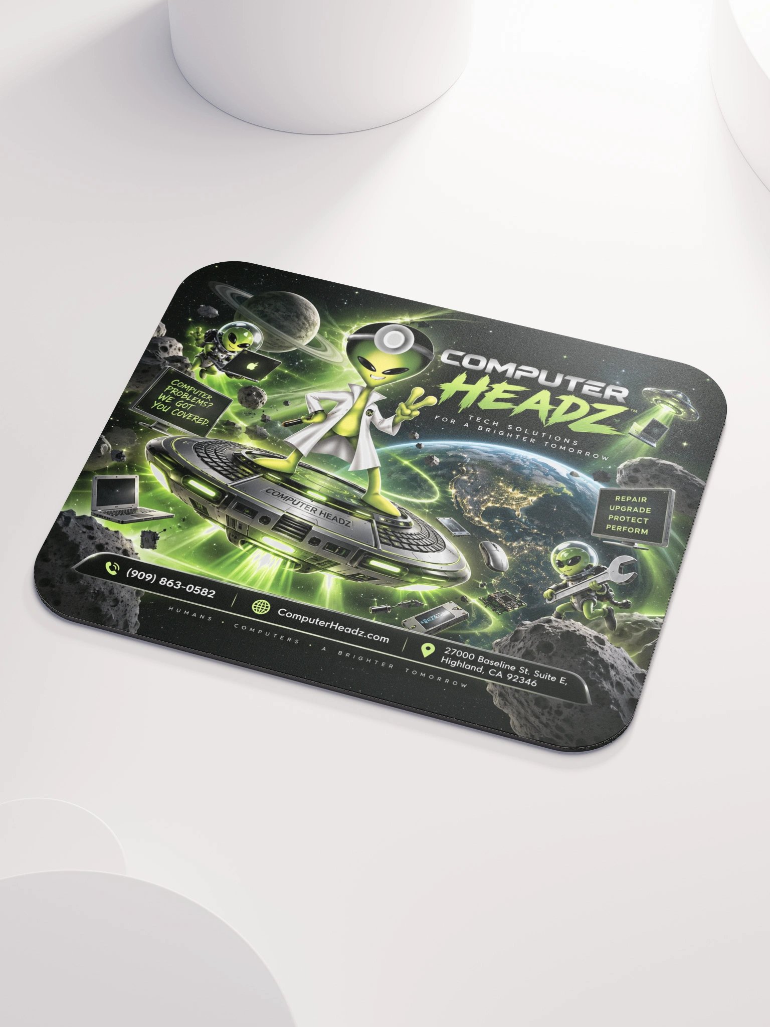 Computer Headz Green Sector Mousepad – Edition 01 product image (3)