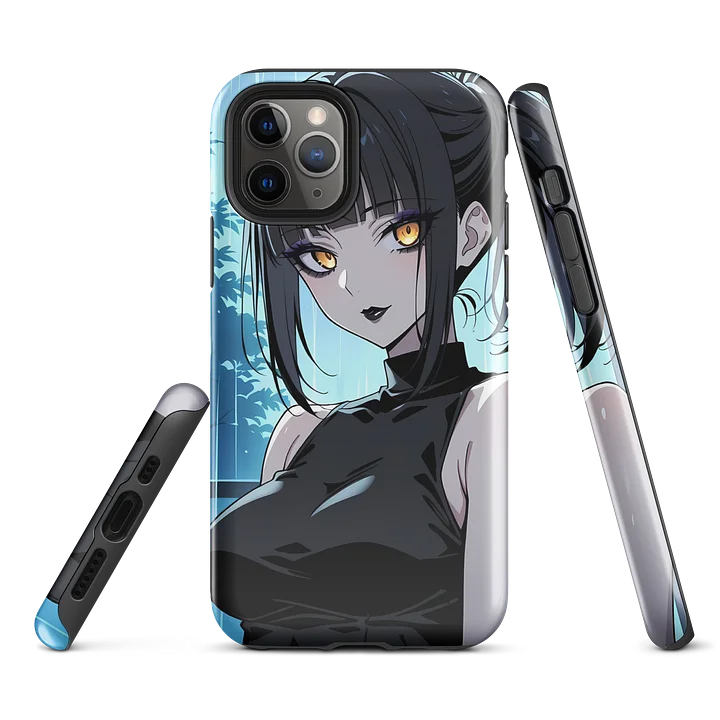 Luna Rain Original Character Emo Rain Aesthetic iPhone Case | Golden Eyes Mysterious Soul product image (2)