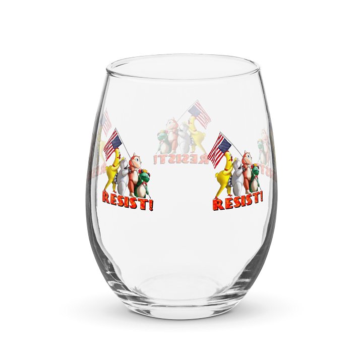 Resist! Wine Glass product image (2)