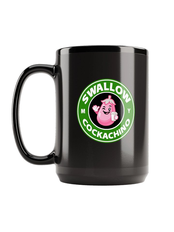 Swallow My Cockachino Mug (black) product image (1)