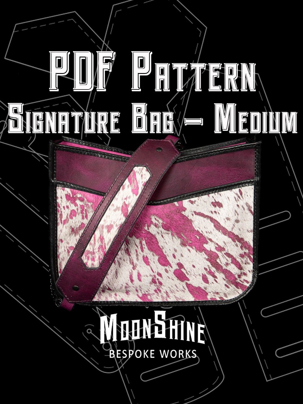 Medium Signature Chevron Bag PDF Pattern product image (1)