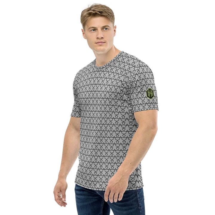 The All-Over Meeple T-Shirt - Grey product image (2)