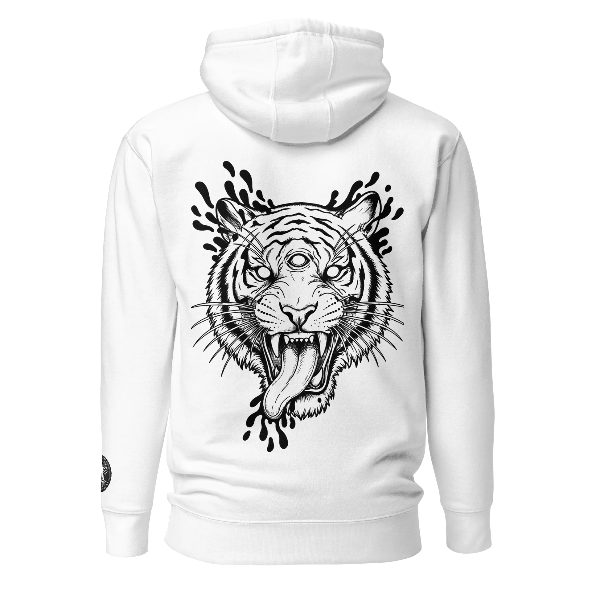 Aubie Aggro White Hoodie product image (1)