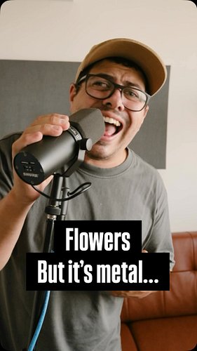@mileycyrus Flowers but it’s metal… 💐 🤘🏻
#mileycyrus #flowers #throwback #metalcover