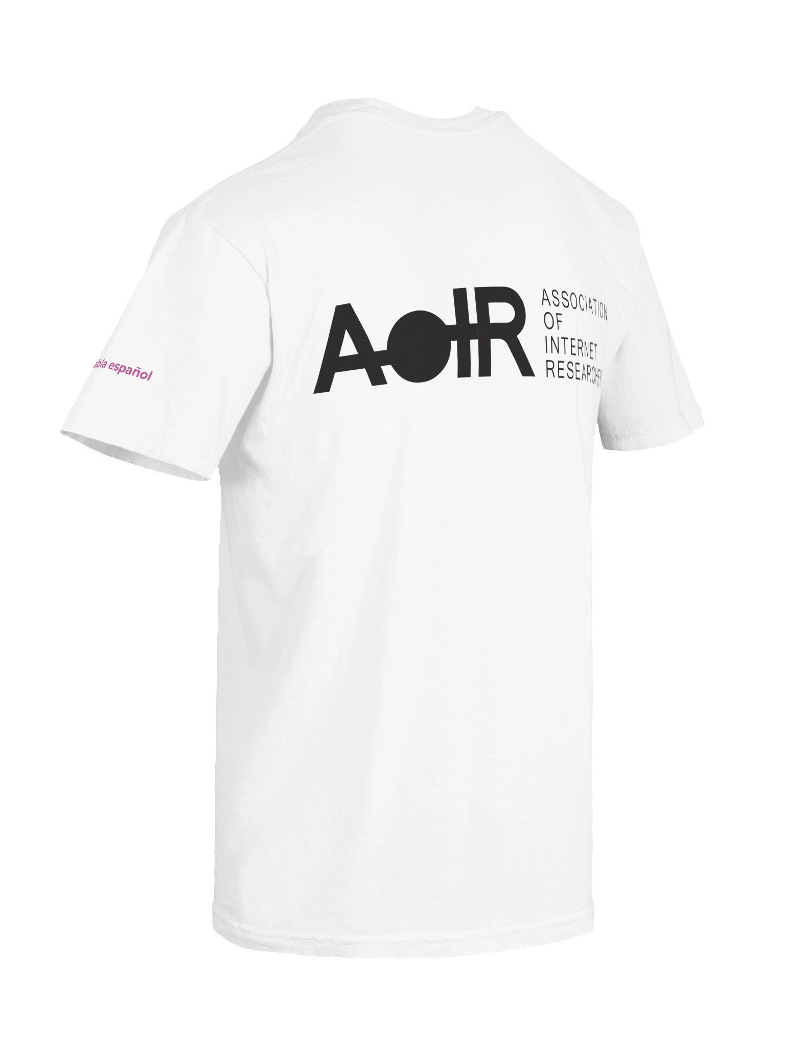 AoIR2026 Regenerations Unisex Conference Tee 'se habla español' - Pink product image (8)